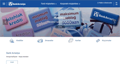 Desktop Screenshot of bankavrasiya.az