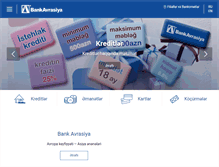 Tablet Screenshot of bankavrasiya.az